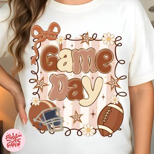Preppy Spieltag Png, Touchdown Saison Png, Fußball Kokette Png, Spieltag Png, Fußball Mama Png, Fußball Sublimation