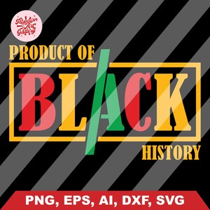 Product of Black History Svg, Black History Month Svg, African American Png, Black Excellence Svg, Juneteenth Svg