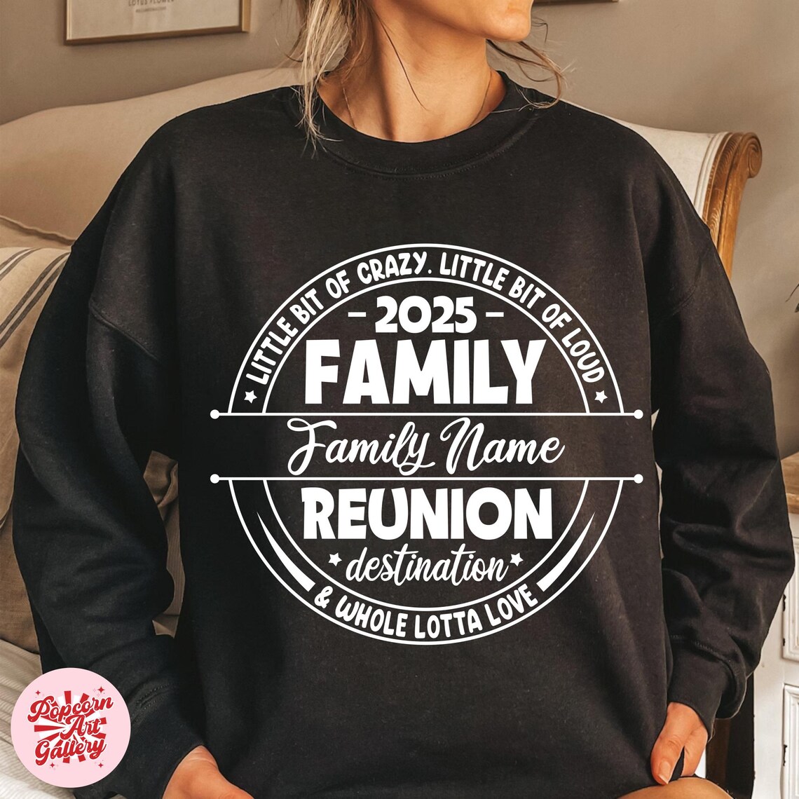 Family Reunion Svg 2025, Family Name Svg, Little Bit of Crazy Little ...