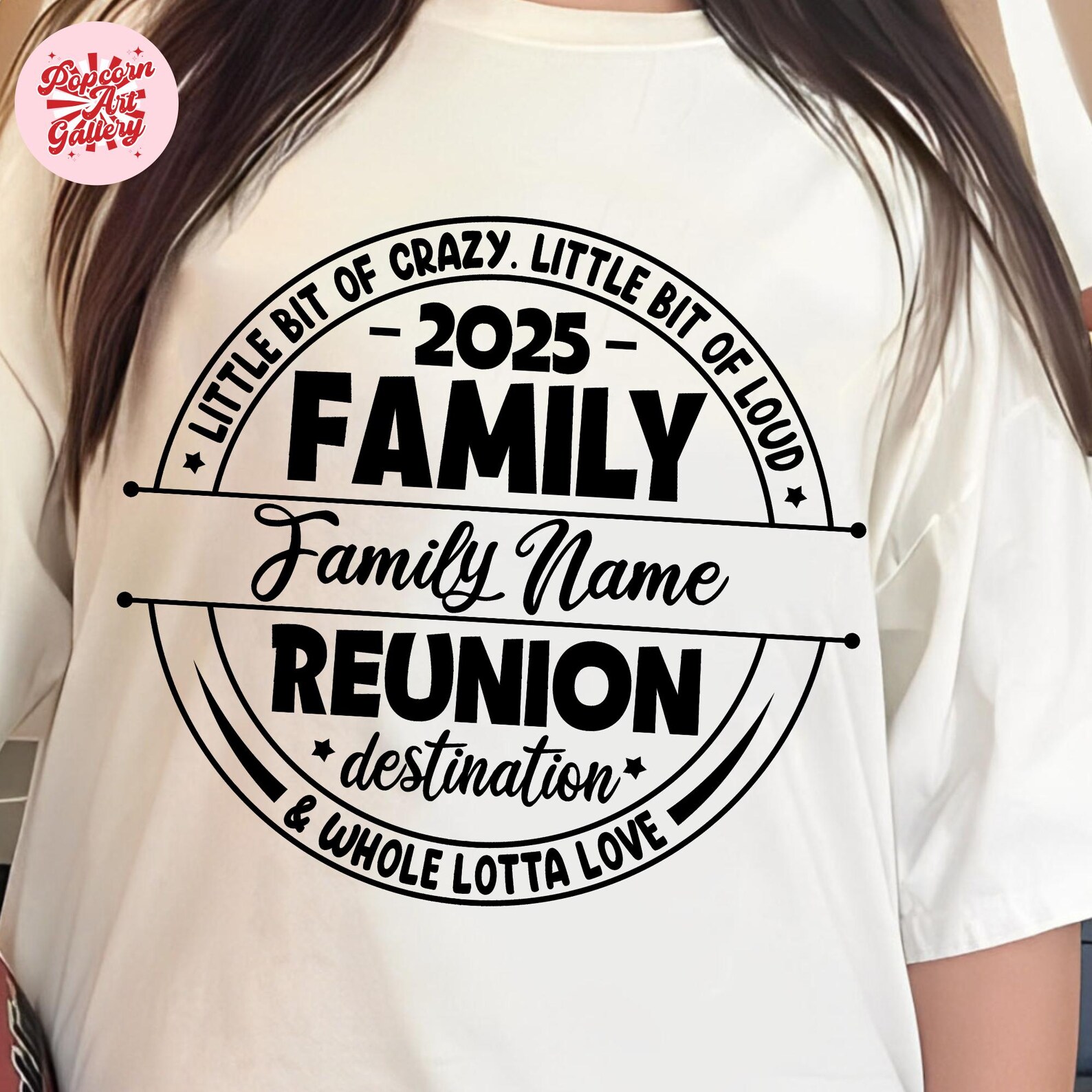 Family Reunion Svg 2025, Family Name Svg, Little Bit of Crazy Little ...