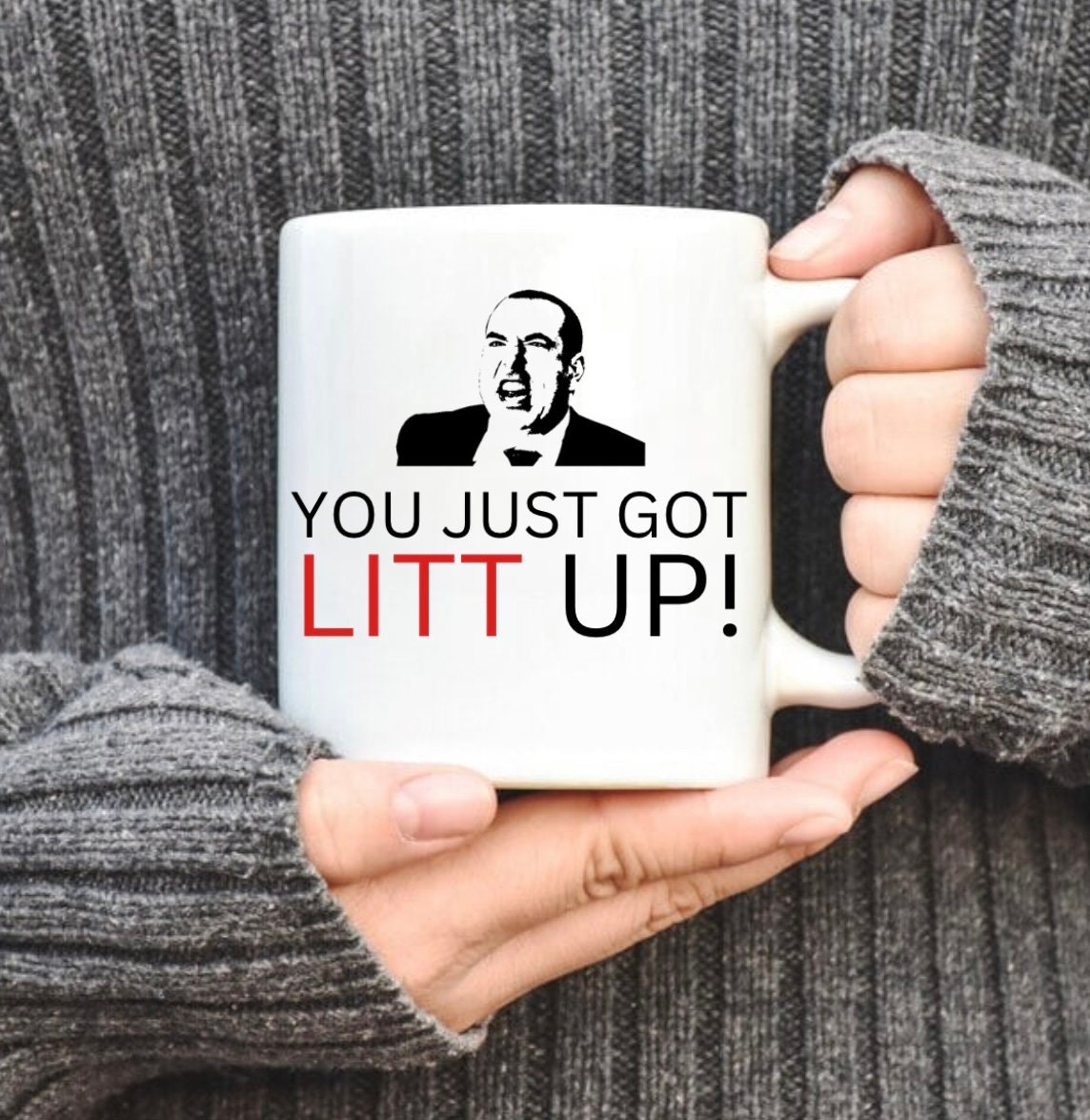 Santa Louis Litt Let's Get Litt Up Christmas Mug