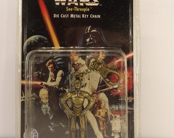 1996 See-Threepio die cast metal key chain