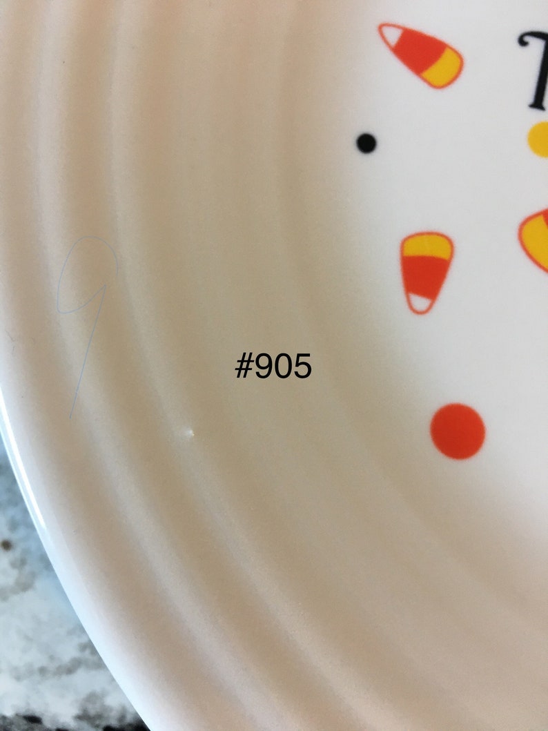 Fiestaware Trick or Treat Luncheon Plate Etsy