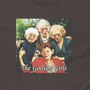 面白いLOTRゴラムゴールデンガールズミームシャツユニセックスクラシックTシャツ