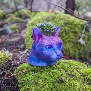 Galaxy Cat Planter image 5