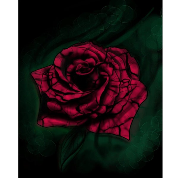 Still I Rise Tattoo Rose Digital Art Print