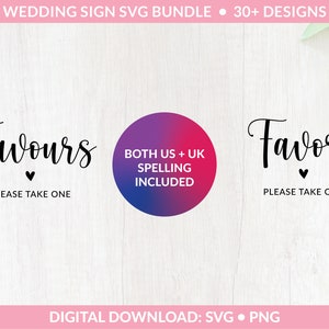 Wedding Sign Bundle, Wedding Bundle, Wedding svg, Wedding Sign svg, Cards And Gifts svg png instant download, Bride svg, Rustic wedding svg image 6