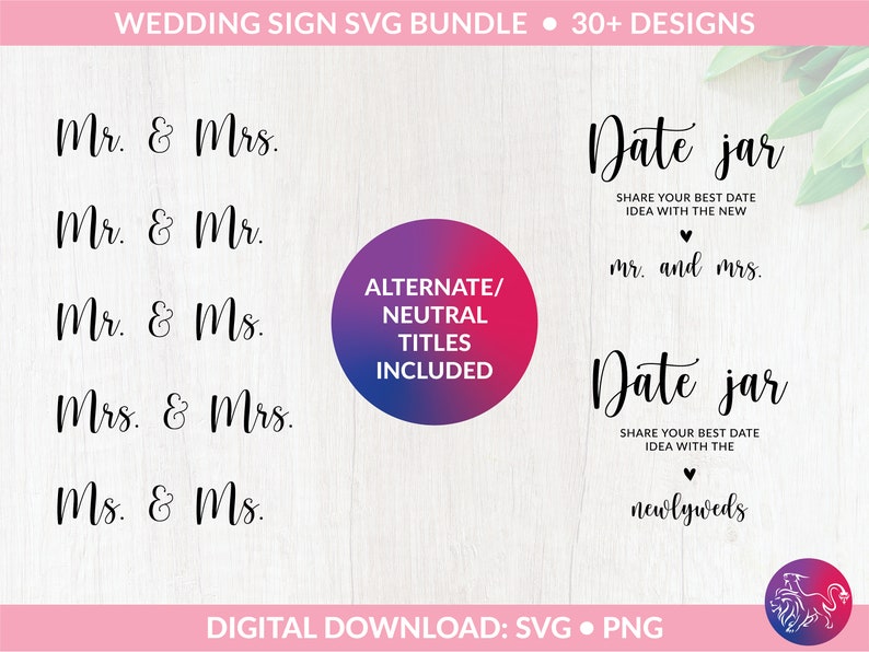 Wedding Sign Bundle, Wedding Bundle, Wedding svg, Wedding Sign svg, Cards And Gifts svg png instant download, Bride svg, Rustic wedding svg image 5