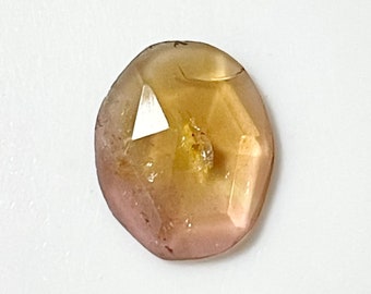 Tormalina biologica naturale taglio rosa sfaccettata di migliore qualità, circa 9,3x7,5 mm, 1,15 carati