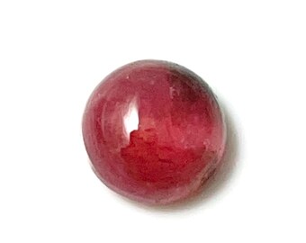 Turmalina, turmalina natural, bioturmalina, cabochão de turmalina, turmalina redonda, pedras preciosas naturais, joias, 6,8 mm, aproximadamente 1,40 cts
