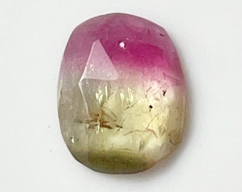 Tormalina biologica naturale taglio rosa sfaccettata qualità AAA+ 9,3x7,3 mm circa, 1,50 carati