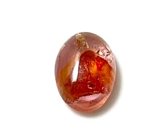 Turmalina, Turmalina Natural, Bio Turmalina, Cabochão de Turmalina, Oval de Turmalina, Gemas Naturais, joias, 6,5 x 4,7 mm, Aprox. 0,80 cts