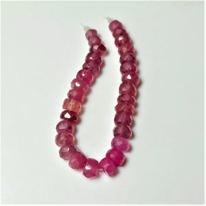 Ruby, Ruby Beads,Ruby Round Beads,Ruby faceted beads,Gemstone,Jewellery,30 Pcs, 9cm Approx, 24.65 carat