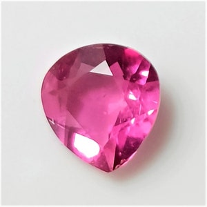 Tourmaline,Natural Tourmaline,Pink Tourmaline,Tourmaline Cut Stone,Tourmaline Gemstones,Tourmaline Pear,Jewellery7.1x6.7mm Approx,0.85 carat