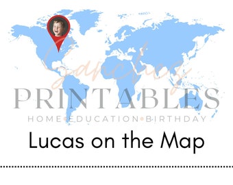 Me on the Map Activity Sheets - Etsy