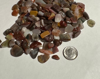 Agate Gravel, Beautiful Browns to pinkish agate gravel, small to medium gravel, polished gravel