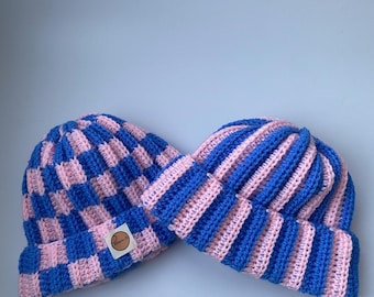 Matching Crochet Couple Beanies: Personalized Valentine's Gift