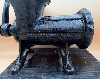 Antique Enterprise #12 Tinned Meat Chopper - Meat Grinder - Etsy