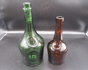Pair of Vintage Benedictine Liqueur Bottles