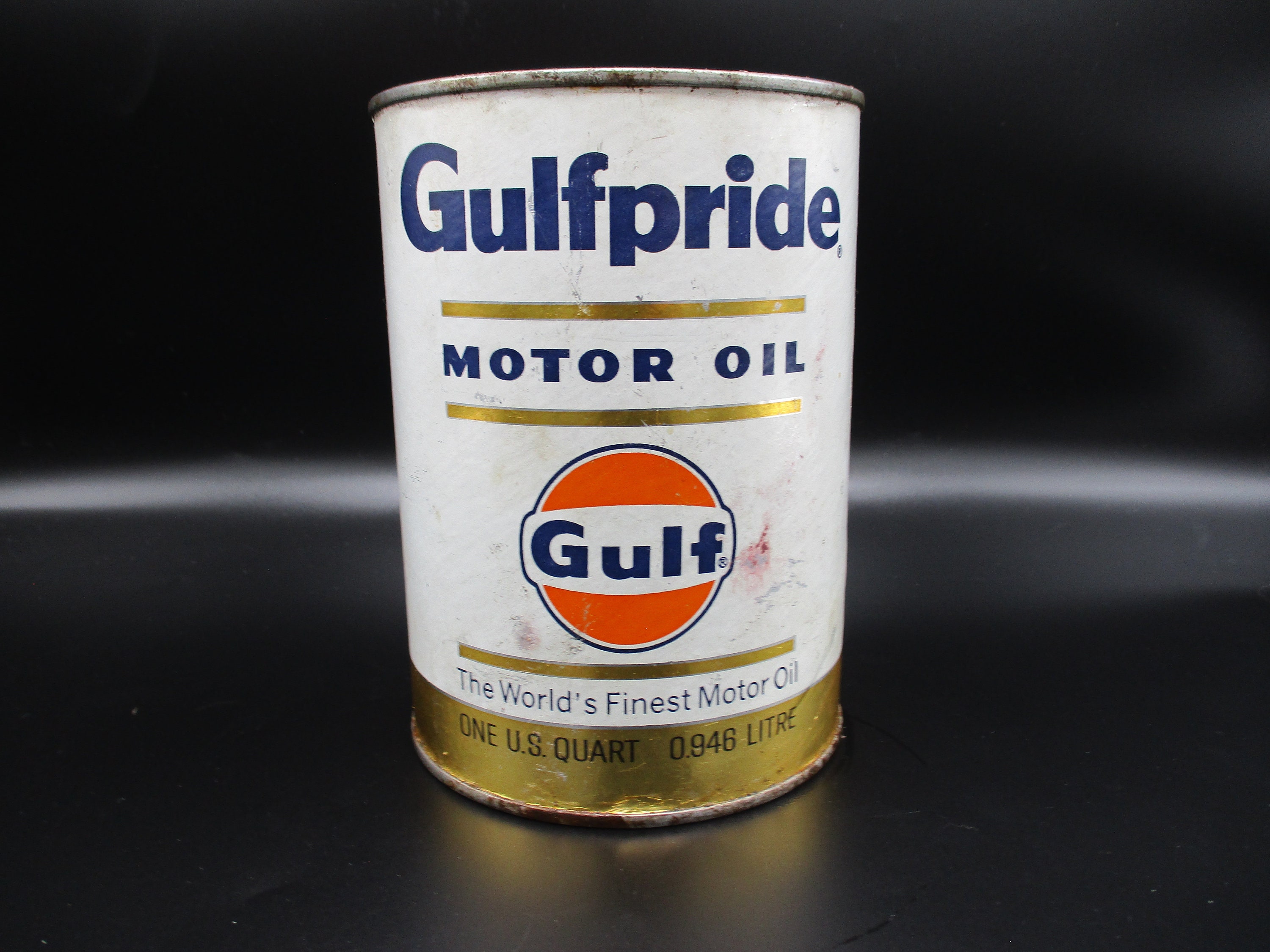 Gulfport One Quart Oil Can Etsy