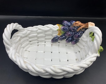 素晴らしいイタリアの透かし彫りの陶器の鳩籠 - Etsy 日本