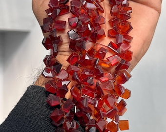Natural Garnet Beads, Garnet Chips Nuggets Beads, Red Garnet Gemstone Beads, Garnet Beads For Jewelry Making Beads, Garnet Wholesale Beads