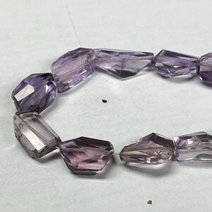 AAA Amethyst-Nuggets Perlen, lila Amethyst-Nugget-Perlen, große natürliche Amethyst-Edelstein-Nugget-Perlen, Amethyst-Perlen 9 Zoll