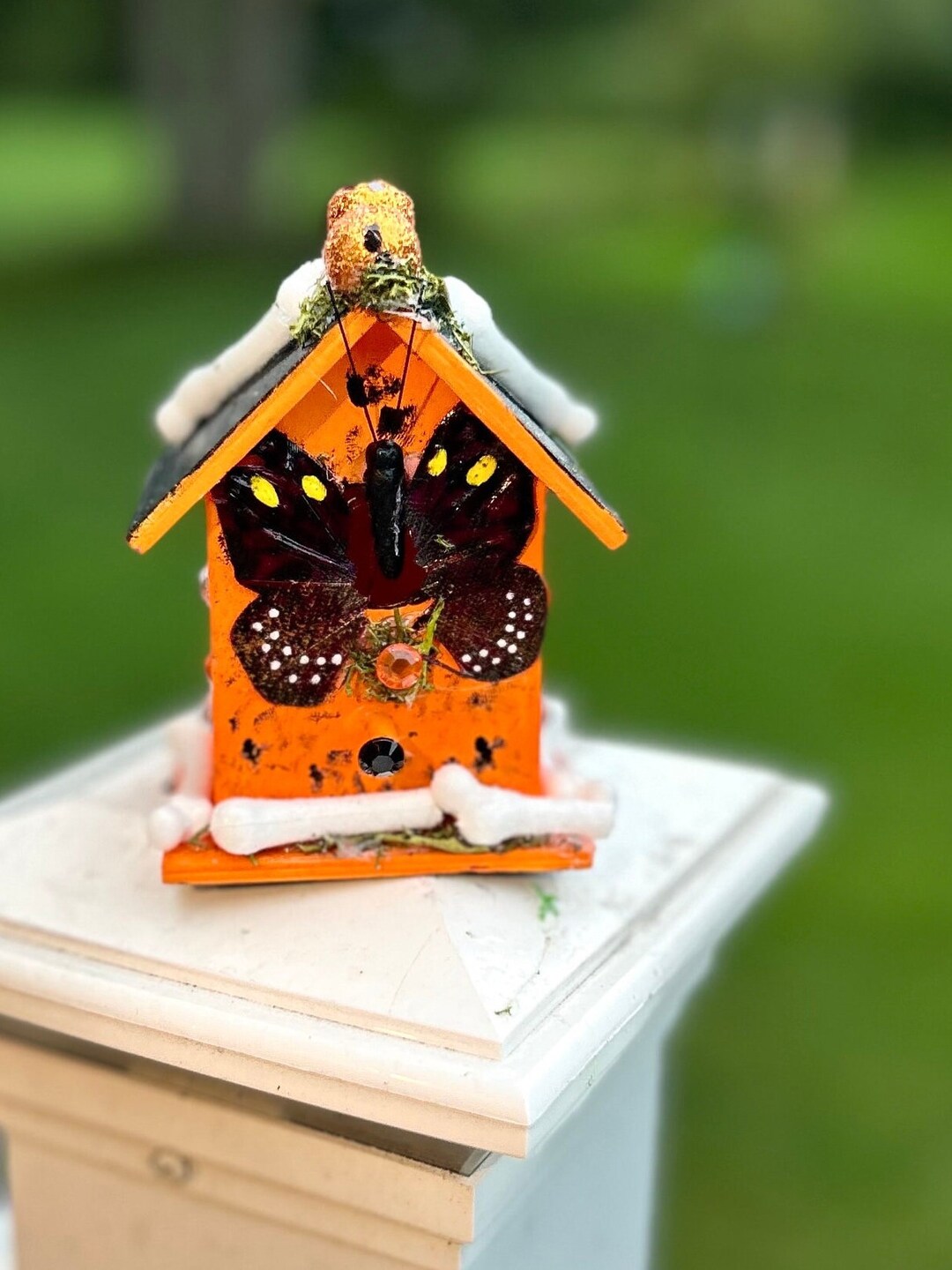 Halloween Birdhouses Etsy