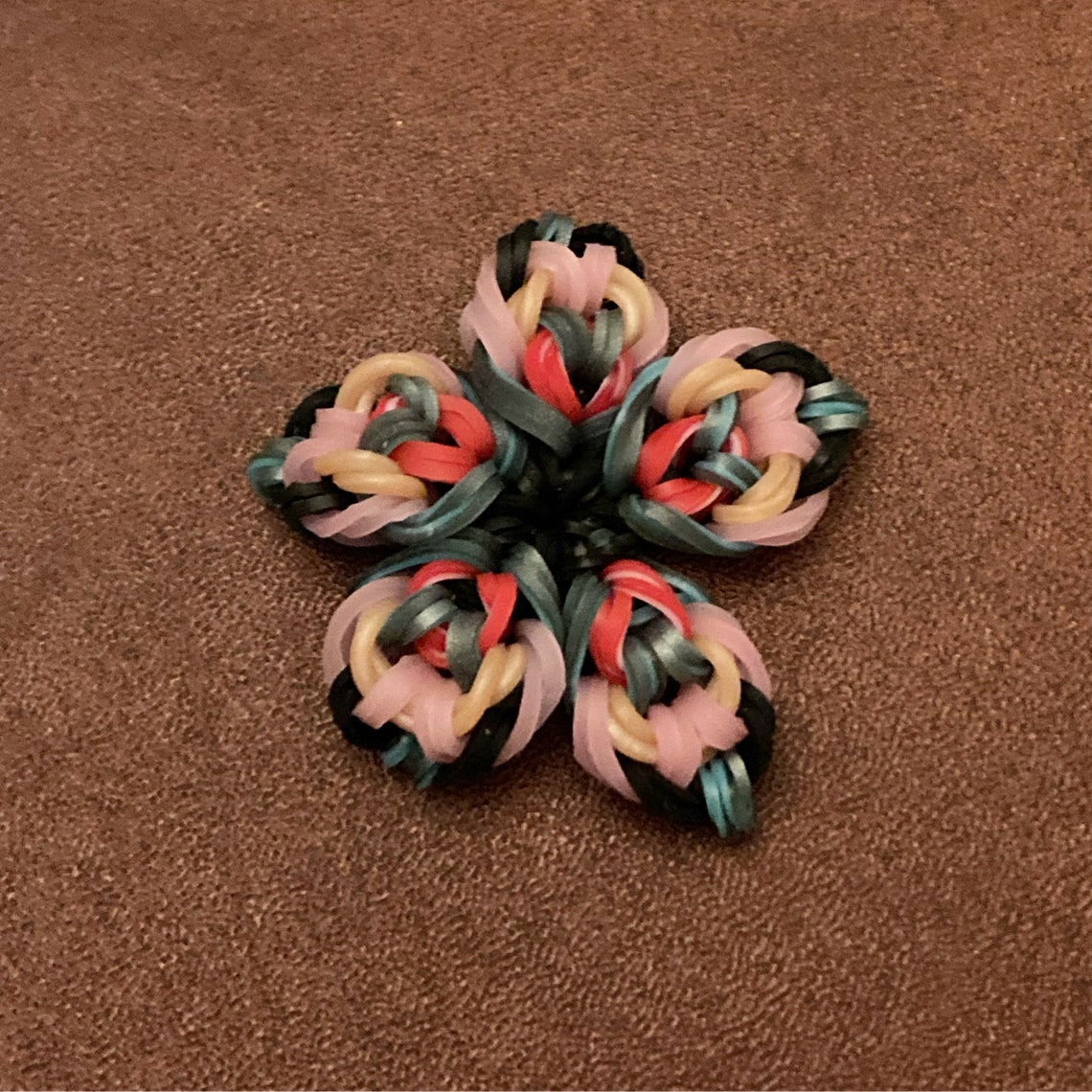 Rainbow Loom Cali Blossom Charm Etsy