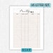 Bill Tracker Printable, Monthly Bill Pay Template, Downloadable PDF, 2 ...