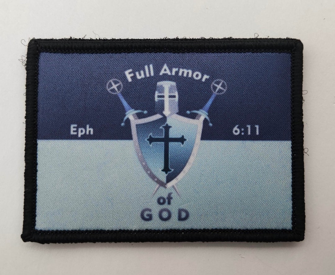 Christian Faith Patch, Christian Morale Patch, Full Armor of God
