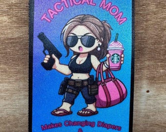 The Tactical Mom Patch: The Mominator - Status Set to - Lattes & Lead