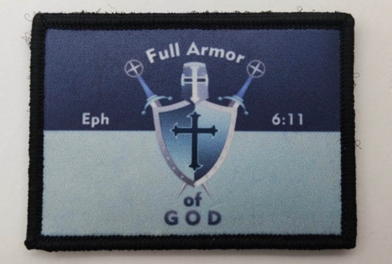 Christian Patch Set, Hook & Loop Morale Patches, Christian Faith