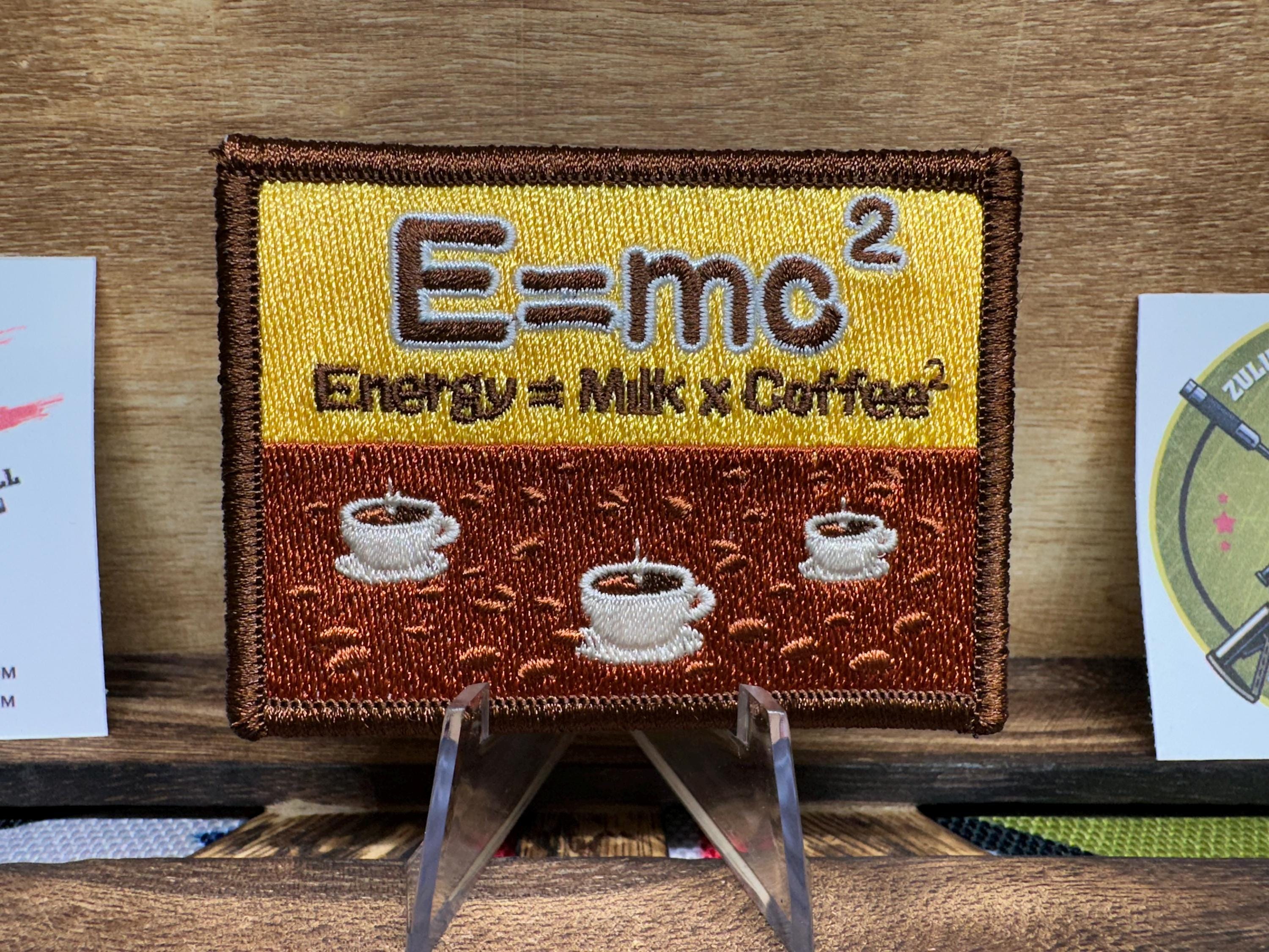 Caffeine Molecule Morale Patch – Tactical Military Style, Funny USA Design 3 thumbnail image