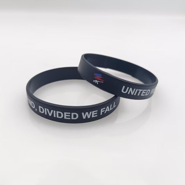 Motivational American Flag Bracelet, Second Amendment, 2A Motivational Bracelet, Silicon Wristband