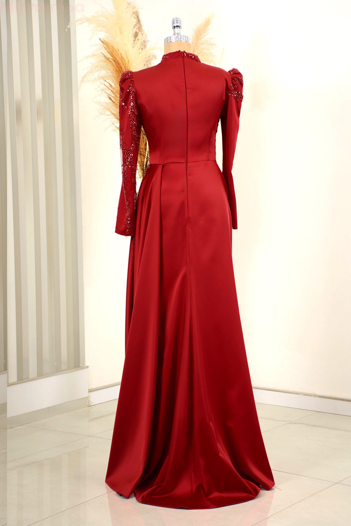 ROSA Elegant Hijab Evening Gown With Detailed Beadwork for Special  Occasions - Etsy Canada