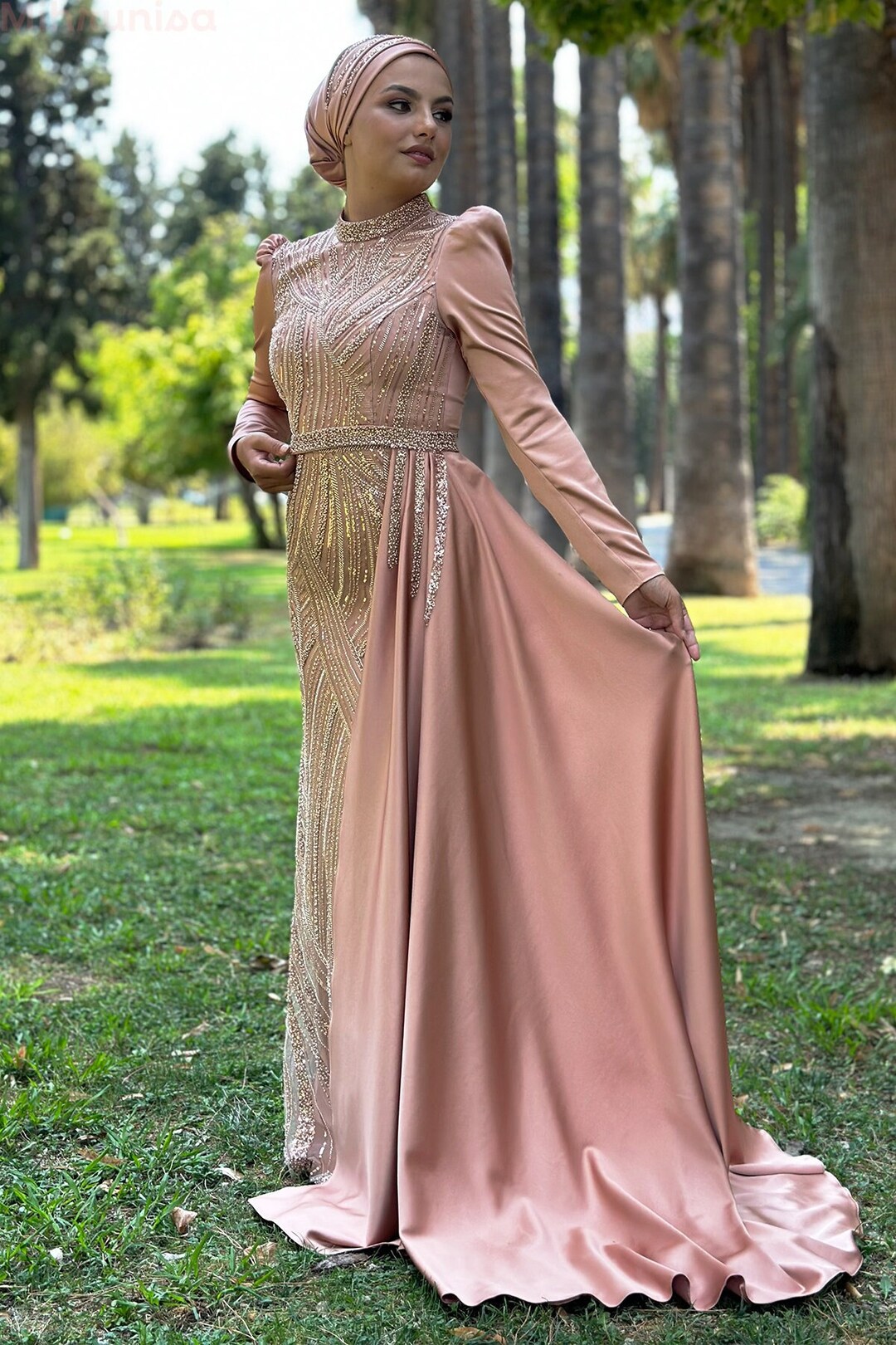 Vestido glamoroso para bodas, fiestas, graduaciones y ocasiones