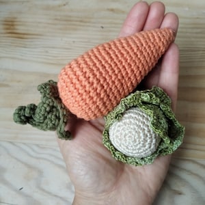 Mini légumes au crochet