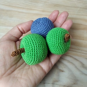 Mini pommes vertes et leur copine la prune