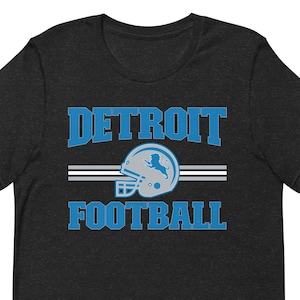 Detroit Football T-Shirt, Vintage Detroit Shirt, Sunday Football Shirt, Detroit Football Lover Gift, Lions Fan Game Day Unisex t-shirt