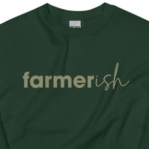 Farmerish Crewneck Sweatshirt, Bauern-Shirt, Bauernhof-Sweatshirt, Unisex Sweatshirt