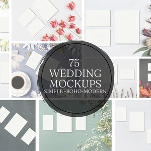 Elegant Wedding and Party Invitation Mockup for All Seasons