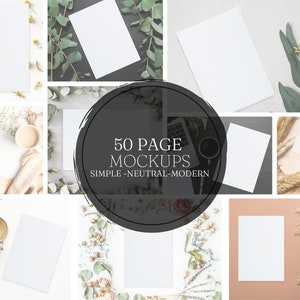 Paquete versátil de maquetas de cartas de EE. UU. para currículums, cuadernos, agendas y más