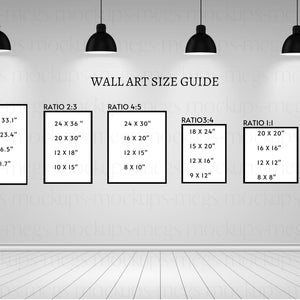 Size Guide Wall Art Size Guide Wall Art Chart Art Size - Etsy