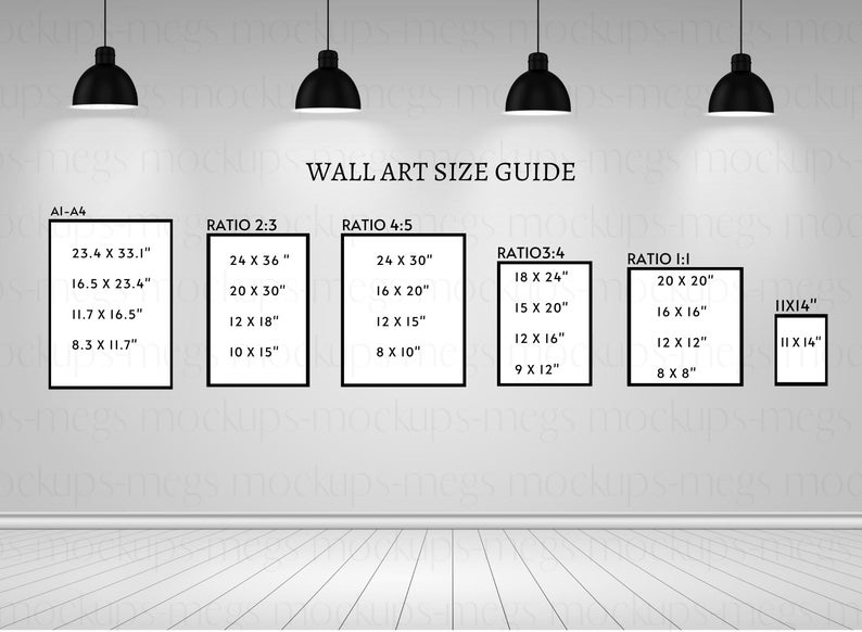 Size Guide Wall Art Size Guide Wall Art Chart Art Size - Etsy Canada