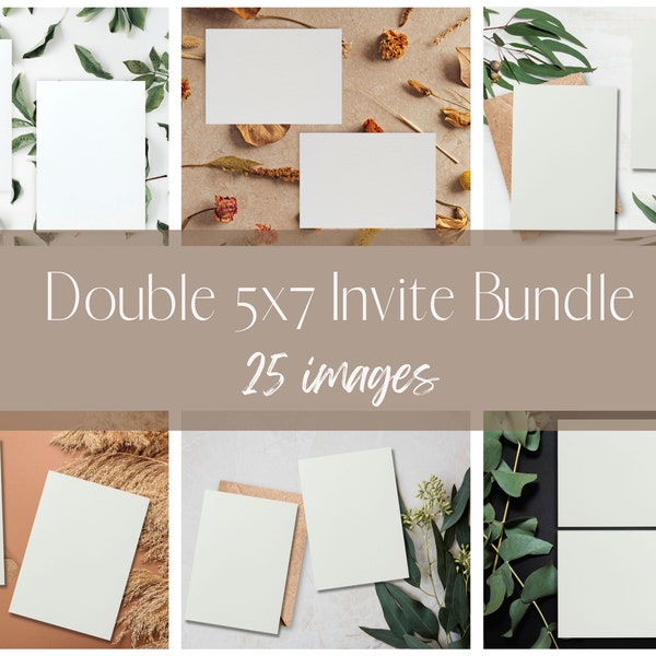 Invitation Mockup, Wedding Mockup Bundle, Mock Up Bundle, Greeting Card Mockup, Card Mockups, Digital Paper Mockup, Boho Mockup, 5x7 Mockup