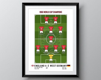 England 1966 World Cup Winners Wall Print - Digital (PDF) only