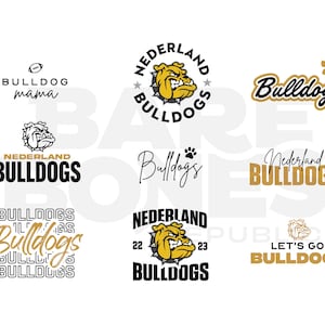 Bulldog Art SVG Design Bundle
