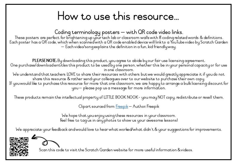 Coding Vocabulary Posters Etsy