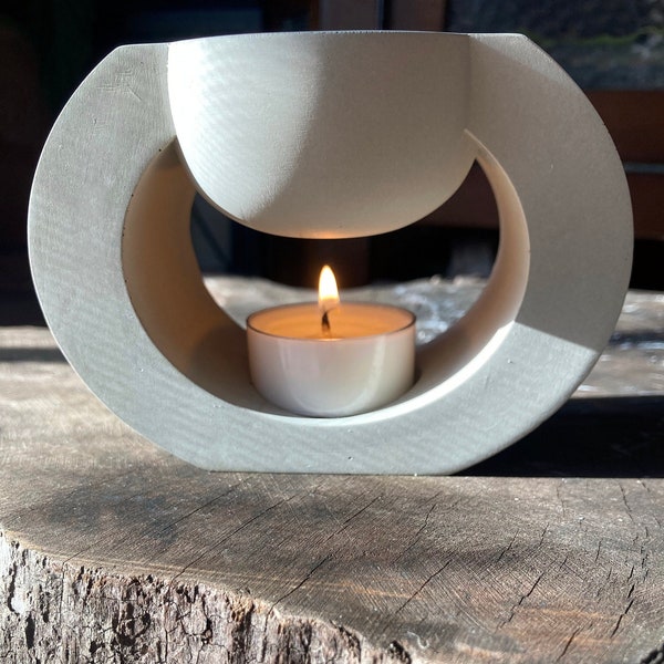 CONCRETE WAX BURNER, Wax Melt Burner, Concrete diffuser, Wax Melter, Concrete Burner, Essential Oil Burner Concrete, Essential Oil Diffuser